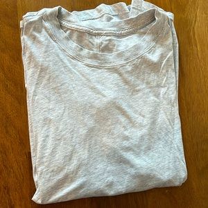 Grey Lululemon All Yours Tee Size 6